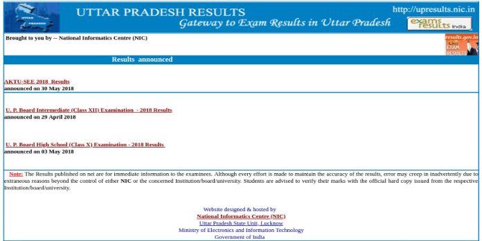Up Board Result 2020 Date
